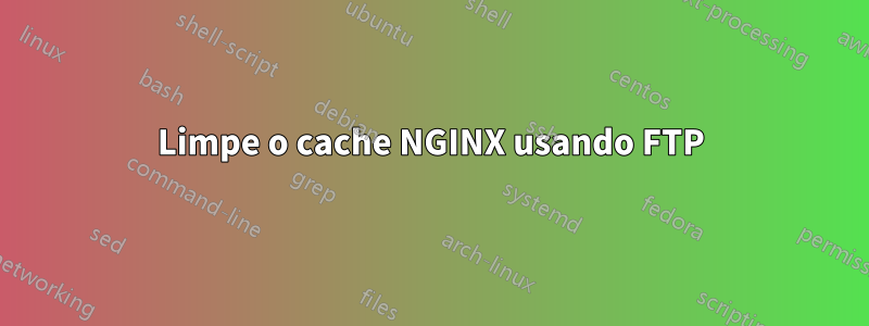 Limpe o cache NGINX usando FTP