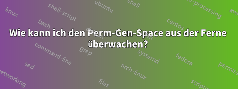 Wie kann ich den Perm-Gen-Space aus der Ferne überwachen?