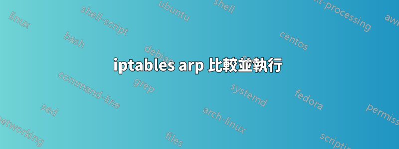 iptables arp 比較並執行