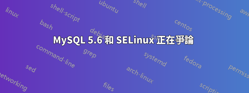 MySQL 5.6 和 SELinux 正在爭論