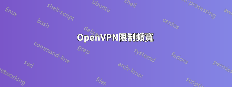 OpenVPN限制頻寬