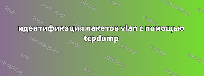 идентификация пакетов vlan с помощью tcpdump