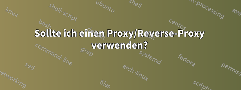 Sollte ich einen Proxy/Reverse-Proxy verwenden?