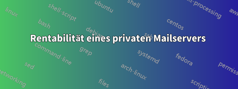 Rentabilität eines privaten Mailservers