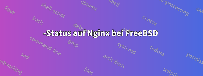 403-Status auf Nginx bei FreeBSD