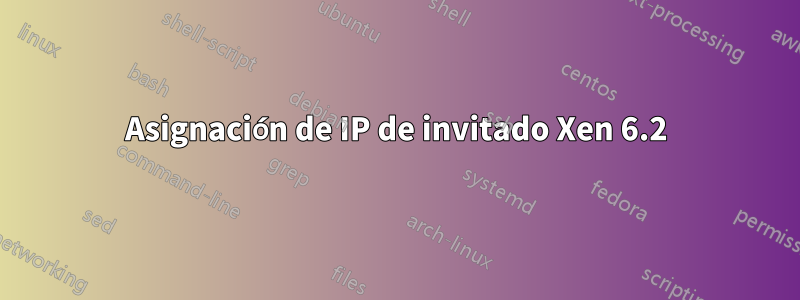 Asignación de IP de invitado Xen 6.2