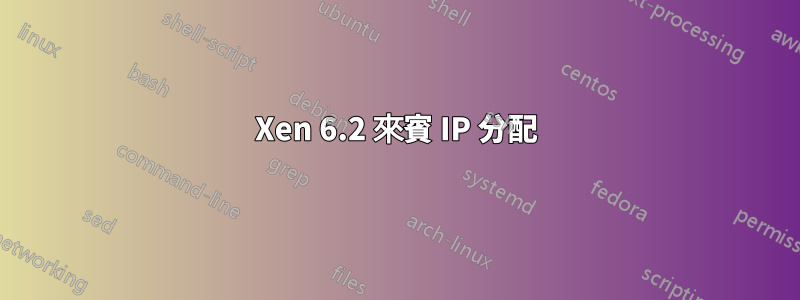 Xen 6.2 來賓 IP 分配