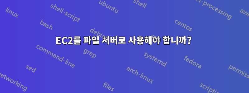 EC2를 파일 서버로 사용해야 합니까?