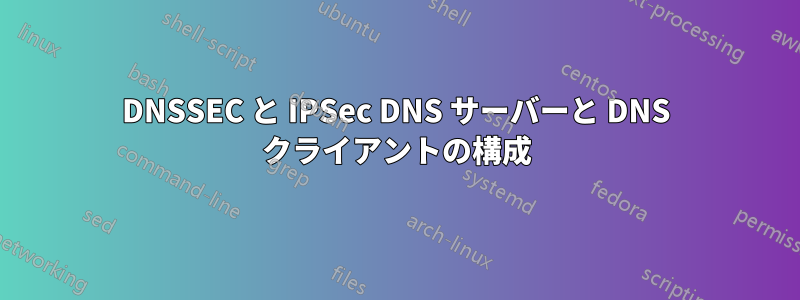 DNSSEC と IPSec DNS サーバーと DNS クライアントの構成