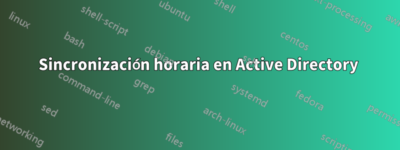 Sincronización horaria en Active Directory