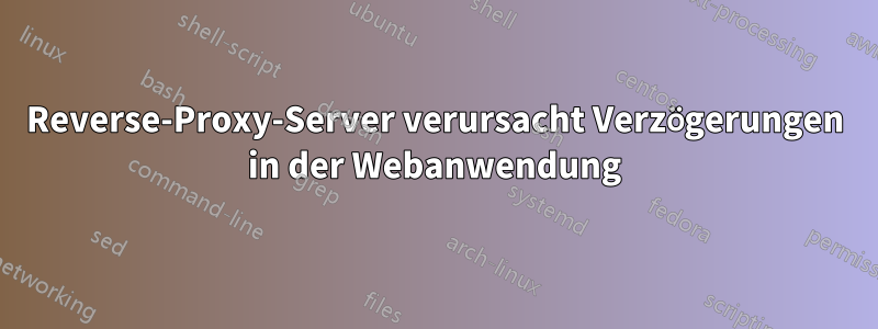 Reverse-Proxy-Server verursacht Verzögerungen in der Webanwendung