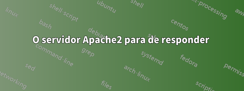 O servidor Apache2 para de responder