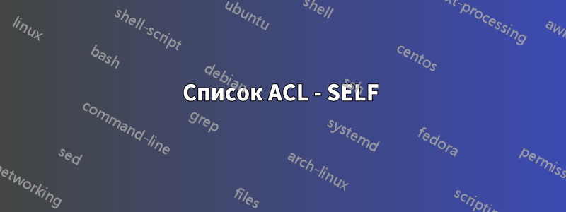 Список ACL - SELF