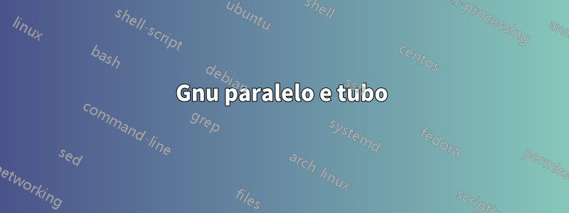 Gnu paralelo e tubo