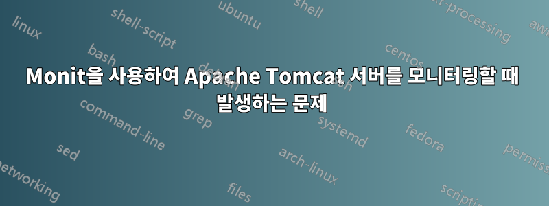 Monit을 사용하여 Apache Tomcat 서버를 모니터링할 때 발생하는 문제