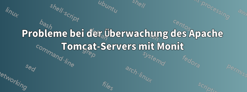 Probleme bei der Überwachung des Apache Tomcat-Servers mit Monit