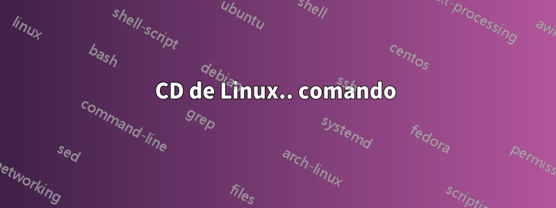 CD de Linux.. comando