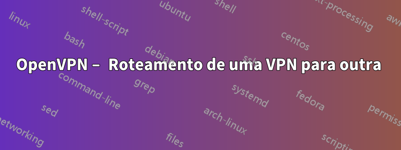 OpenVPN – Roteamento de uma VPN para outra