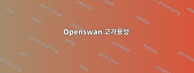 Openswan 고가용성