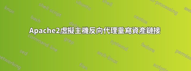 Apache2虛擬主機反向代理重寫資產鏈接