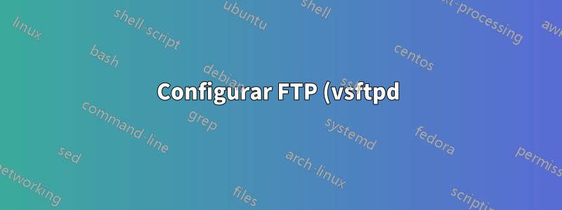 Configurar FTP (vsftpd) en Ubuntu 12.04