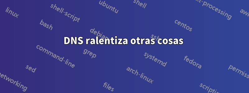 DNS ralentiza otras cosas