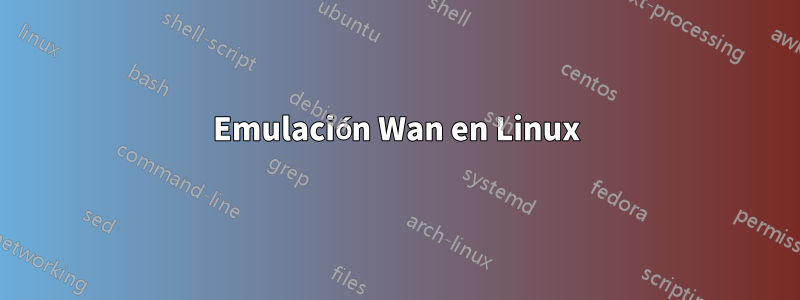 Emulación Wan en Linux