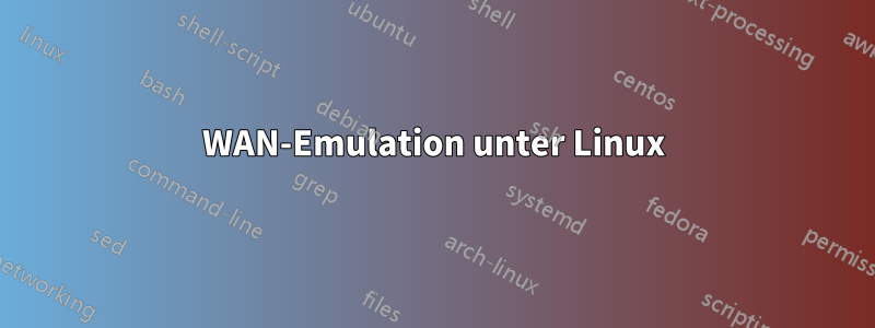 WAN-Emulation unter Linux