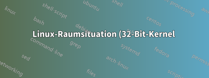 Linux-Raumsituation (32-Bit-Kernel)