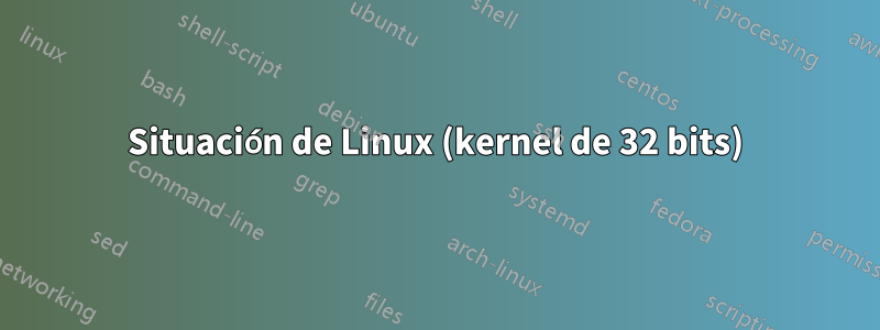 Situación de Linux (kernel de 32 bits)