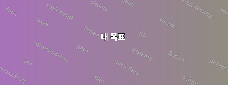 내 목표