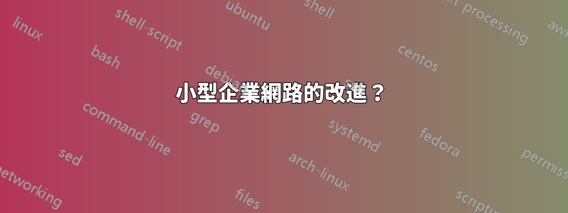 小型企業網路的改進？