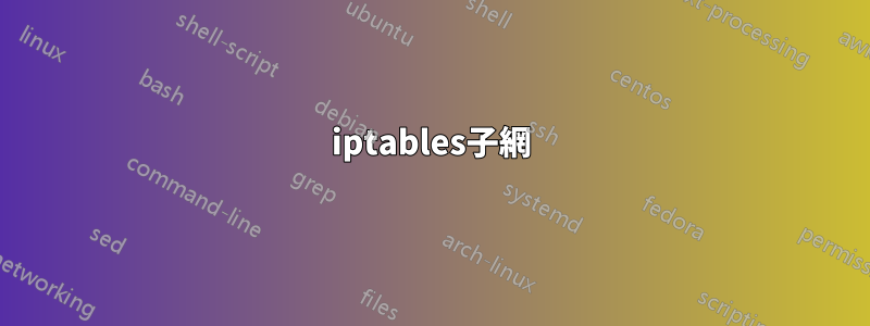 iptables子網