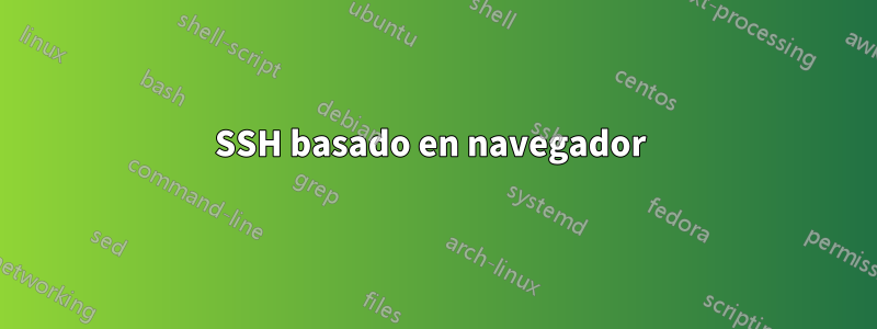 SSH basado en navegador