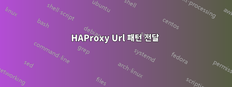 HAProxy Url 패턴 전달