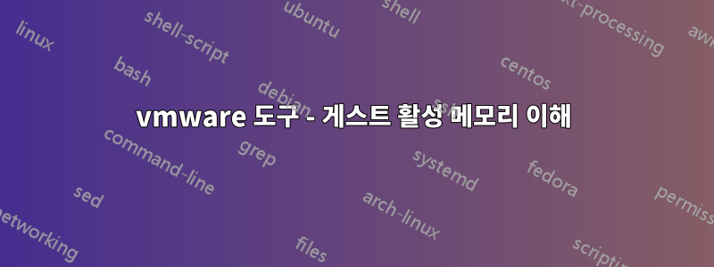 vmware 도구 - 게스트 활성 메모리 이해