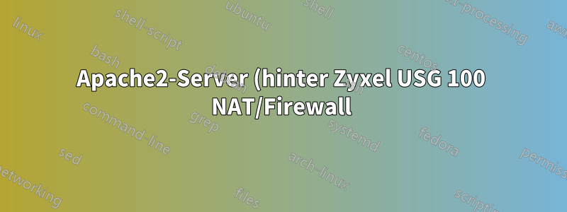 Apache2-Server (hinter Zyxel USG 100 NAT/Firewall) mit vhost protokolliert keine echten Client-IP-Adressen