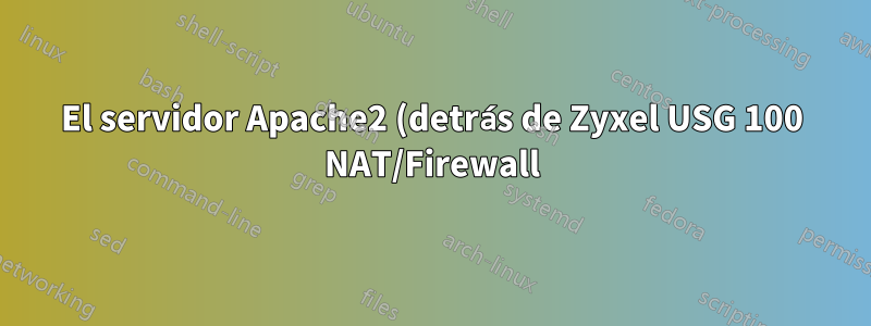 El servidor Apache2 (detrás de Zyxel USG 100 NAT/Firewall) con vhost no registra las direcciones IP de los clientes reales