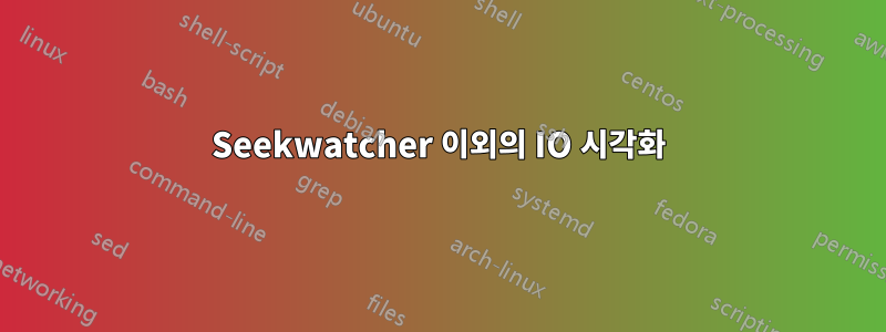 Seekwatcher 이외의 IO 시각화