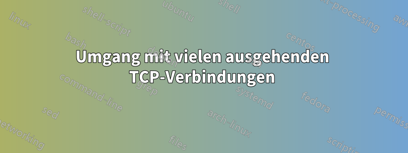 Umgang mit vielen ausgehenden TCP-Verbindungen