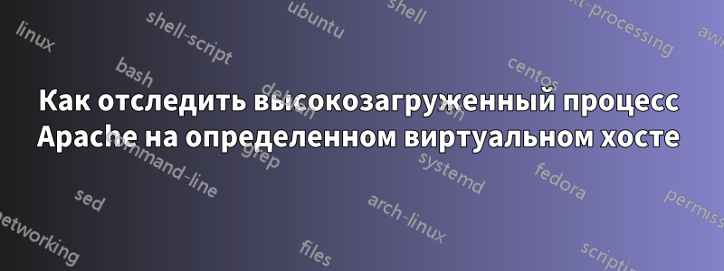 Как отследить высокозагруженный процесс Apache на определенном виртуальном хосте