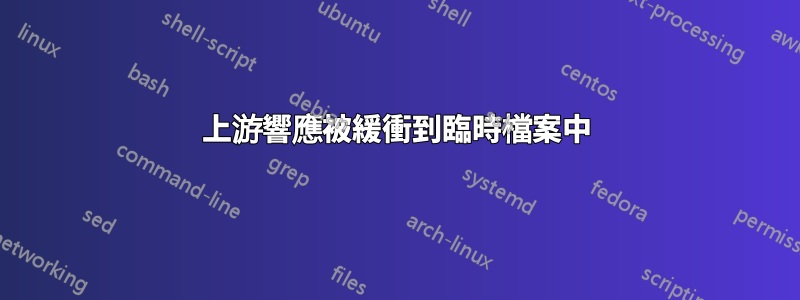 上游響應被緩衝到臨時檔案中