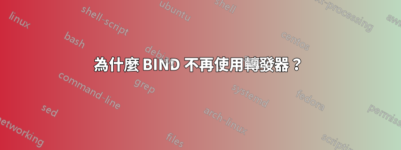 為什麼 BIND 不再使用轉發器？
