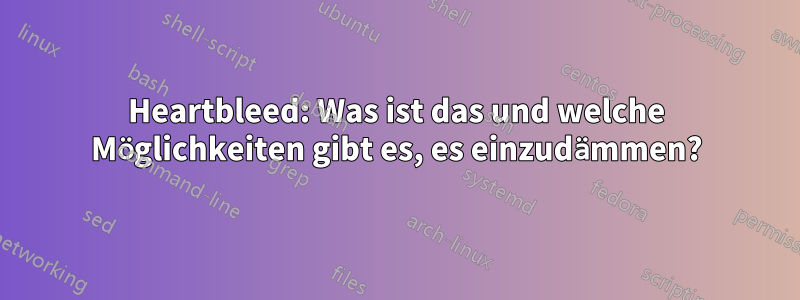 Heartbleed: Was ist das und welche Möglichkeiten gibt es, es einzudämmen?
