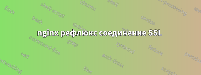 nginx рефлюкс соединение SSL