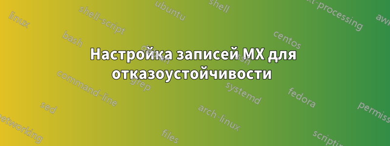 Настройка записей MX для отказоустойчивости 
