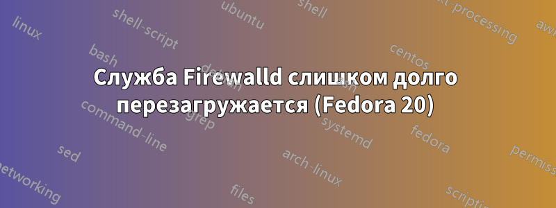 Служба Firewalld слишком долго перезагружается (Fedora 20)