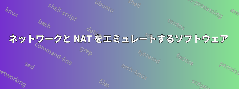 ネットワークと NAT をエミュレートするソフトウェア