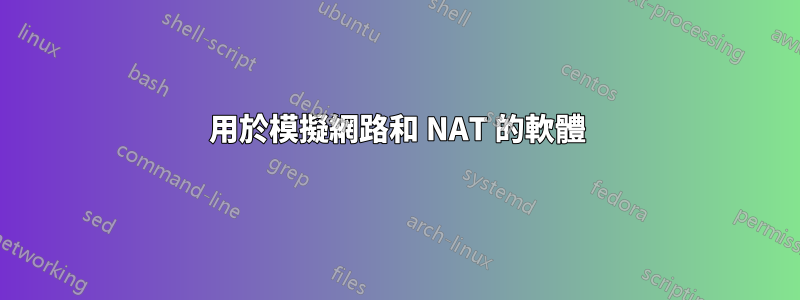 用於模擬網路和 NAT 的軟體
