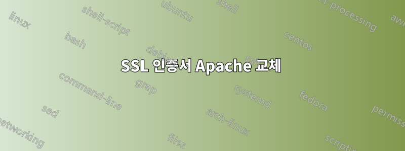 SSL 인증서 Apache 교체